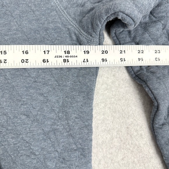 Orvis Quilted Snap T Pullover Sweatshirt Womens Small Gray Blue - Picture 10 of 11